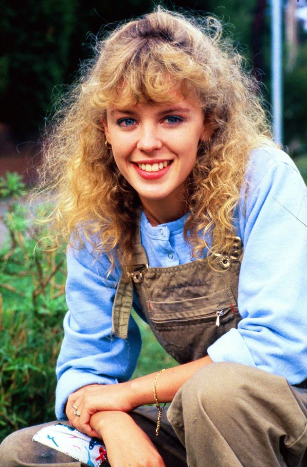 Kylie Minogue famously sported a perm in the 1980s