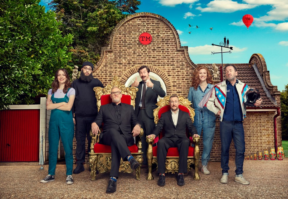 The line-up for series 11 of Taskmaster alongside Greg Davies and Alex Horne