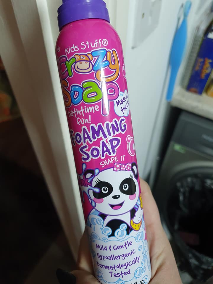 Crazy Soap is available from B&M, Asda, Aldi and Amazon for cheap and parents reckon its the "best buy ever"