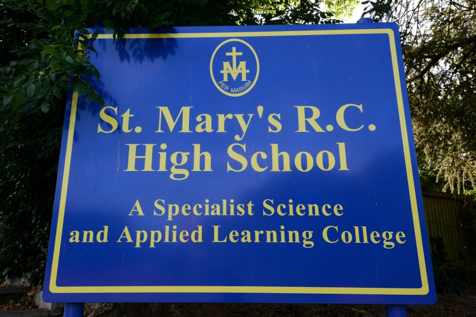 St Mary's Roman Catholic High School is at the centre of a row after teaching pupils gay sex is wrong