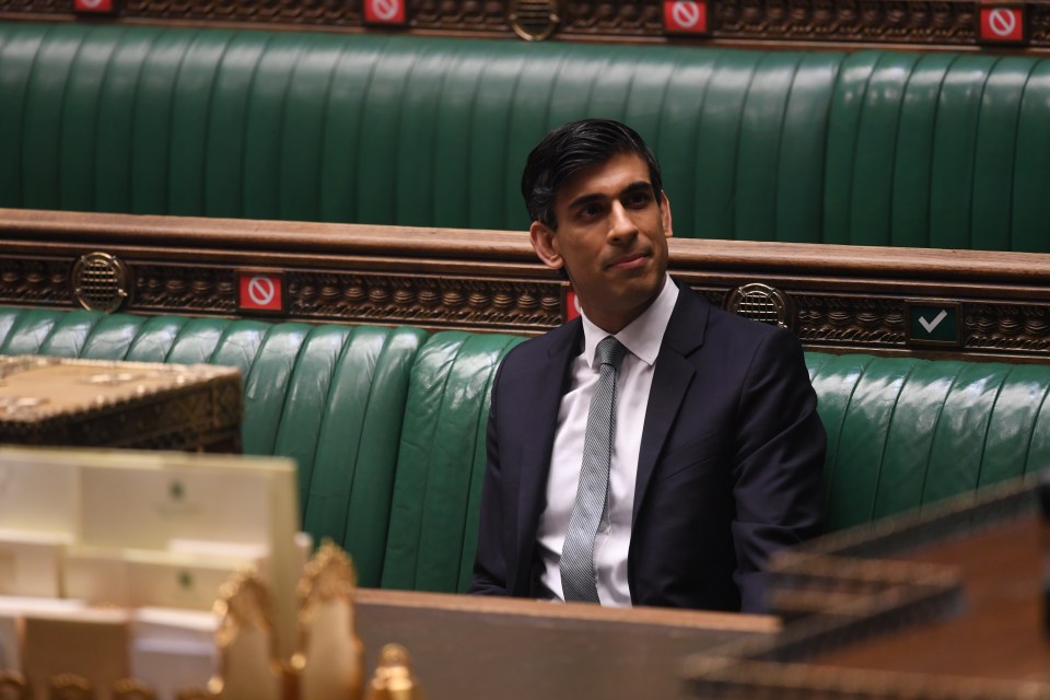 Rishi Sunak delivering today's Budget today in the House of Commons