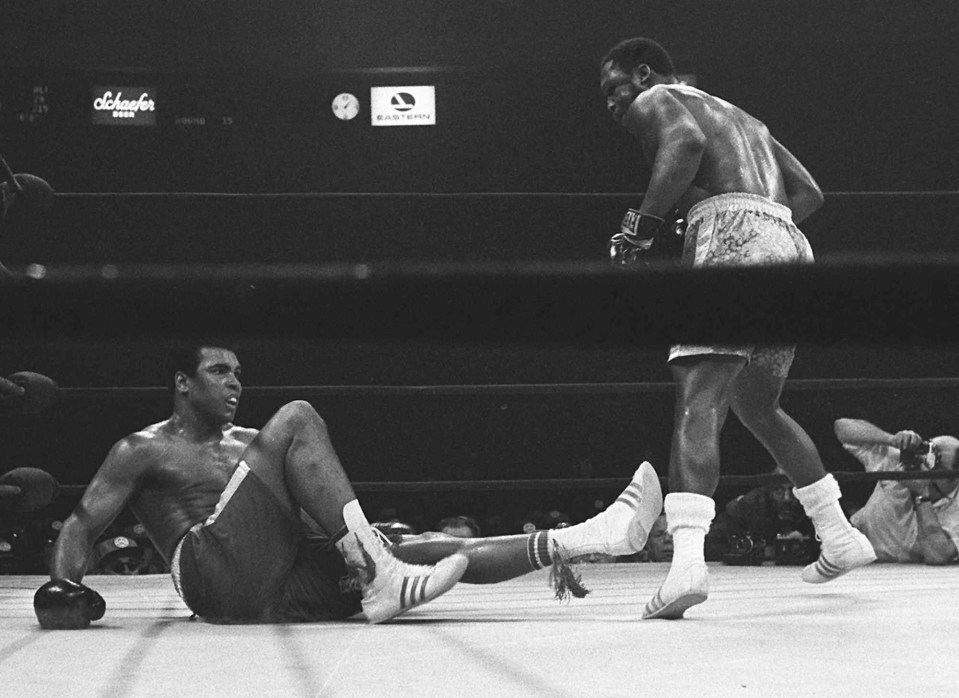 Beaten Muhammad Ali recovered from this beating to land two revenge wins over Joe Frazier in one of sport’s greatest ever rivalries