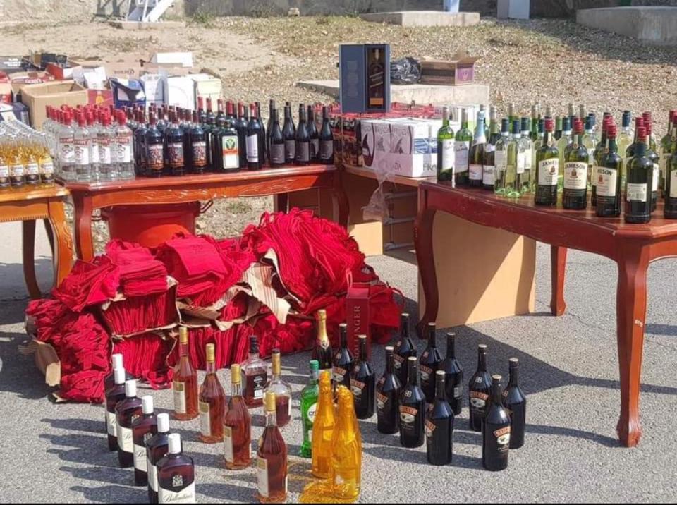 Alcohol is illegal under Afghan law but there is a thriving black market in Kabul