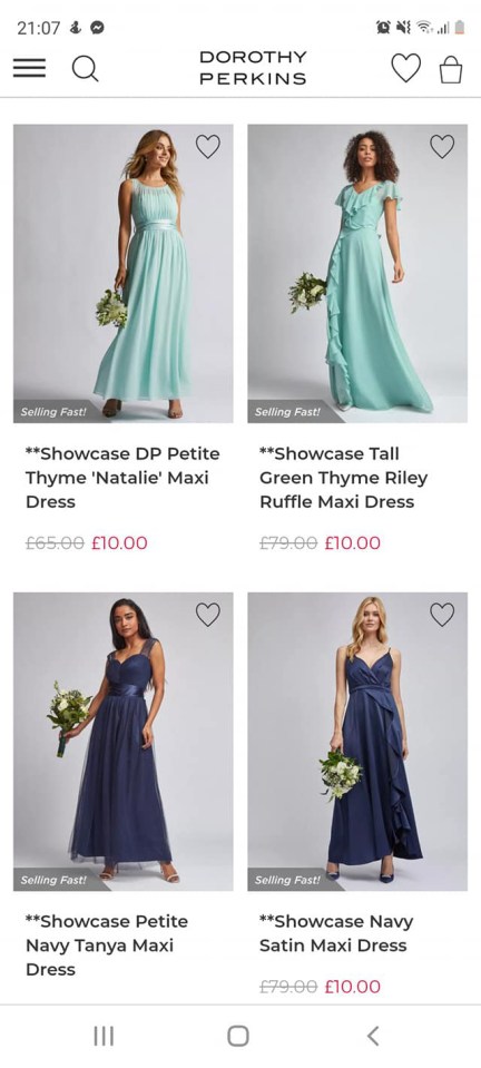 People are snapping up some stunning wedding-suitable dresses in the Dorothy Perkins mega sale