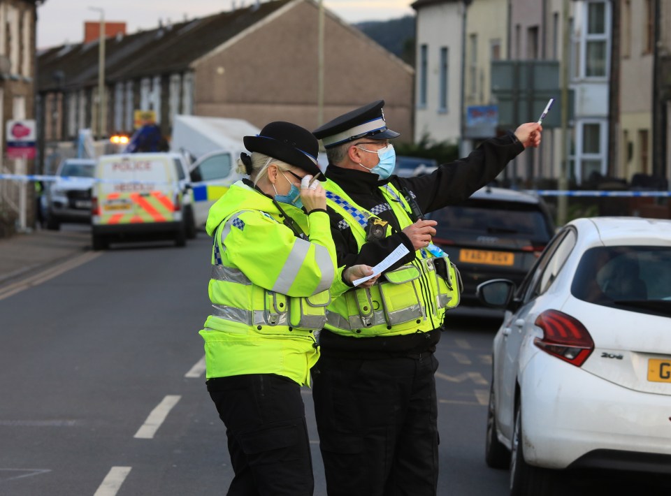 South Wales Police confirmed the incident is not being treated as a terrorist attack