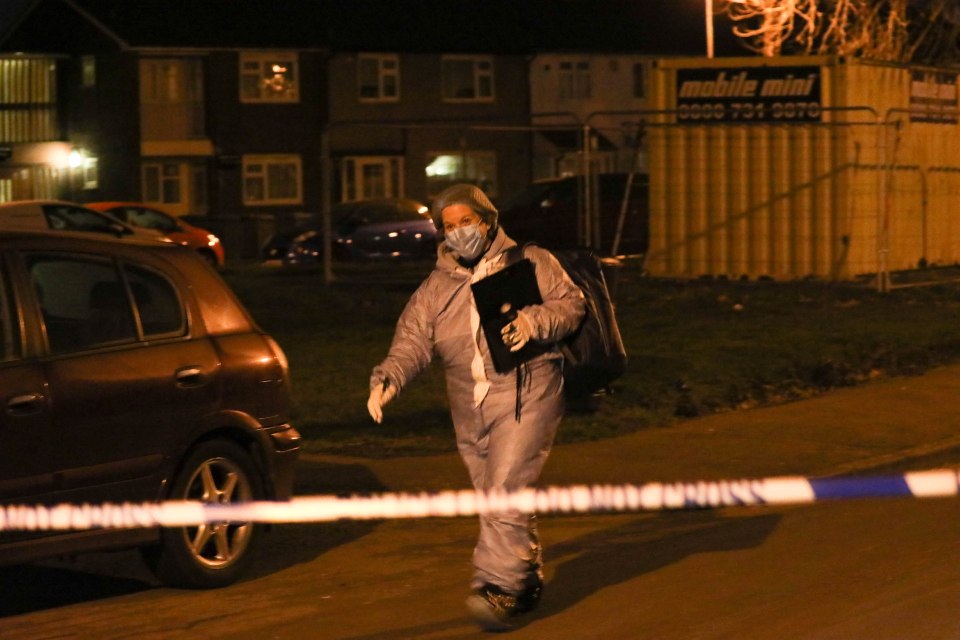 A crime scene remains in place and enquiries are ongoing