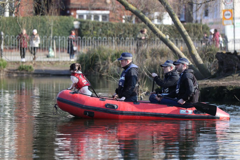 Police launched extensive searches in Clapham Common