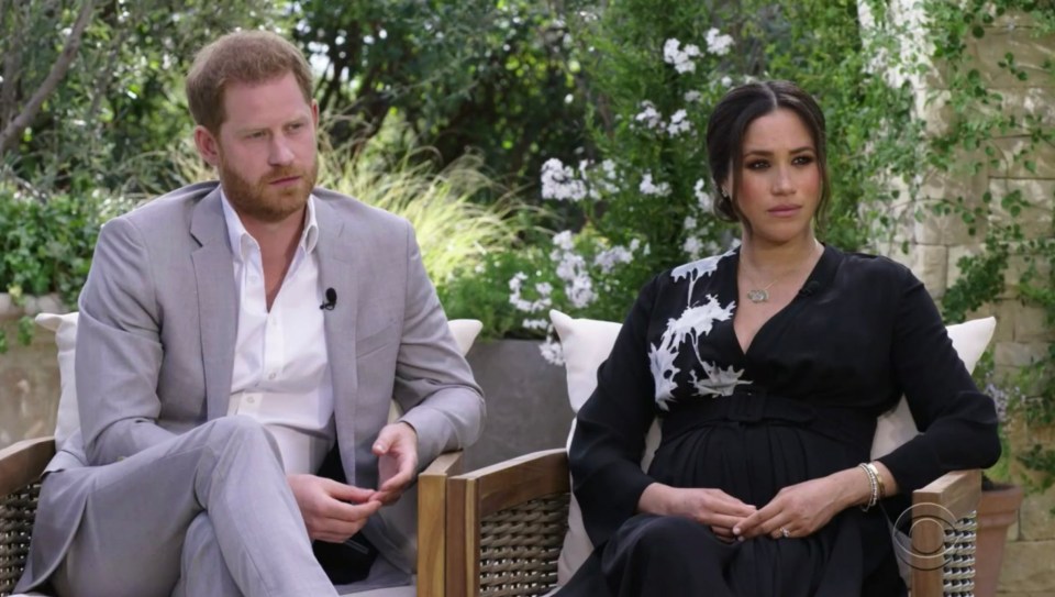 During the Oprah interview, Meghan also revealed she told Prince Harry she “didn’t want to be alive anymore”