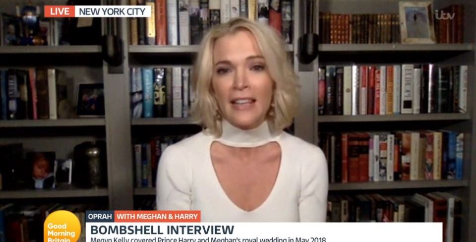 Megyn Kelly has criticised Meghan Markle for wearing diamond earrings and inviting the Clooneys to her wedding