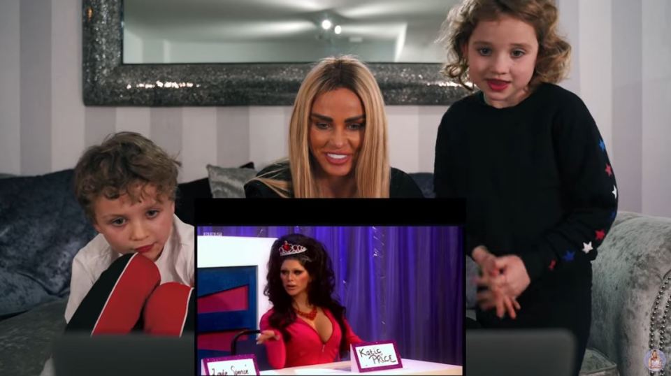 Katie Price has been slammed for letting her youngest two kids watch RuPaul Drag Race with her