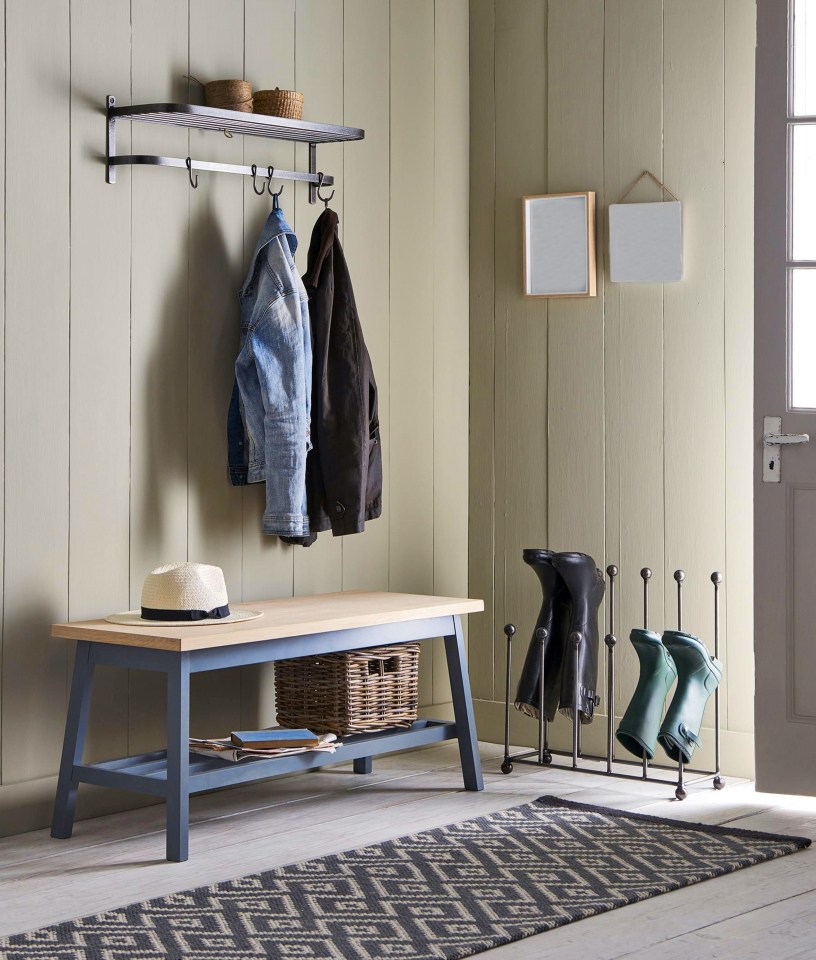 Pair the items you keep by the entrance down to everyday essentials