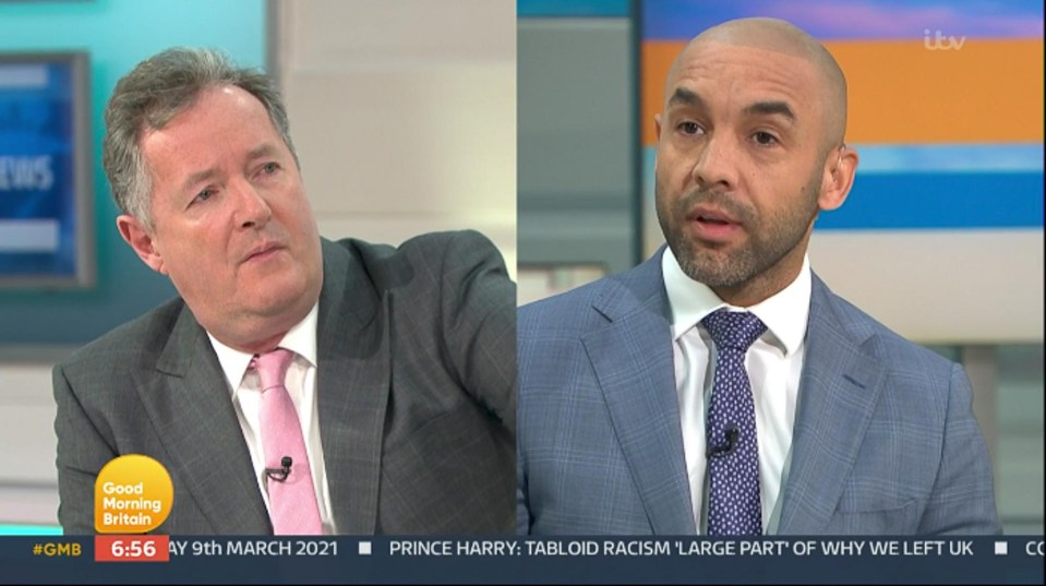 Piers was furious when Alex Beresford confronted him on comments made about Meghan Markle