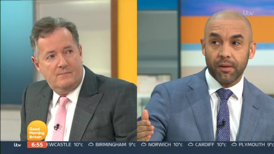 GMB beat BBC Breakfast for the first time on the day Piers clashed with co-star Alex