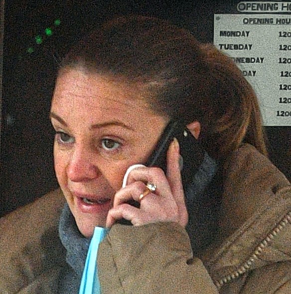 Ex EastEnders star Nicola Stapleton has been spotted with a band on her wedding ring finger