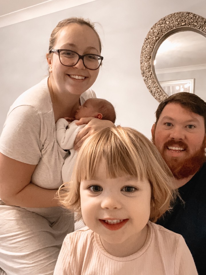 She gave birth during lockdown and wanted her husband to be there - so decided to give birth at home