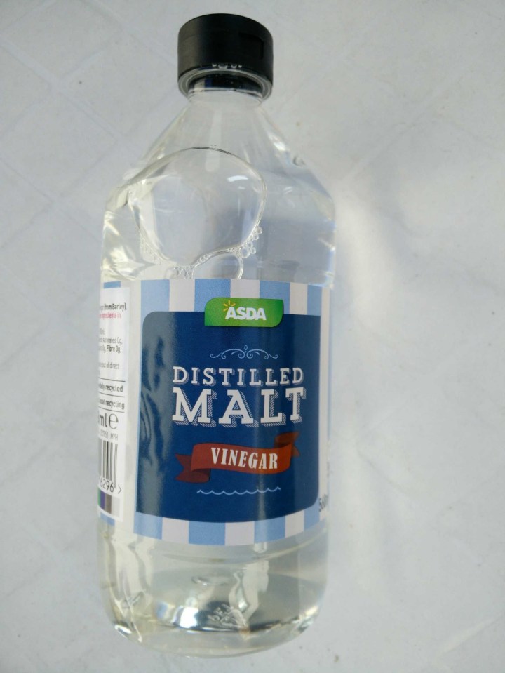 Supermarket Asda sells white vinegar for a mere 29p per bottle