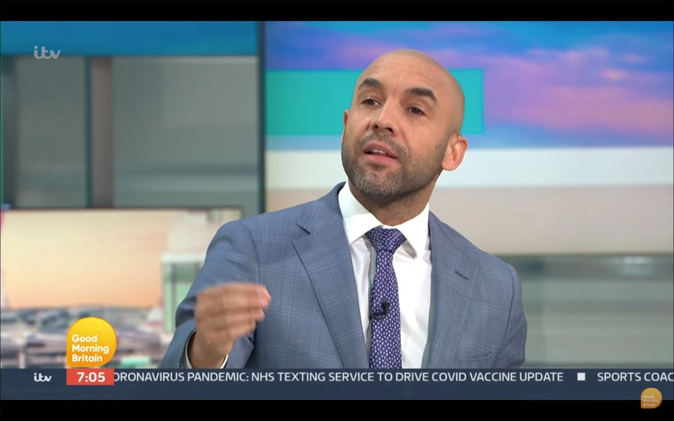 Piers was involved in a heated exchange with Alex Beresford