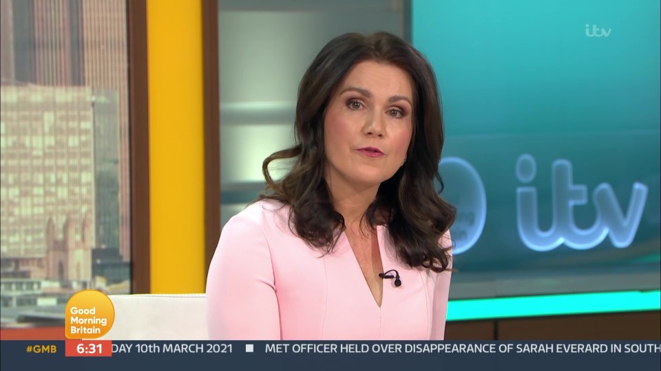 It came as his former co-host Susanna Reid was visibly emotional as she spoke out about the scandal