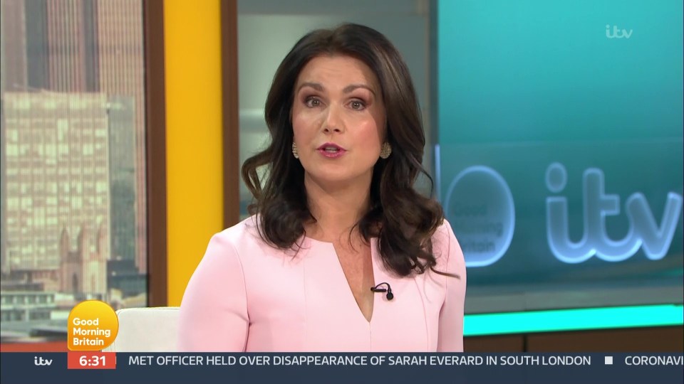 Susanna Reid was emotional on today's GMB