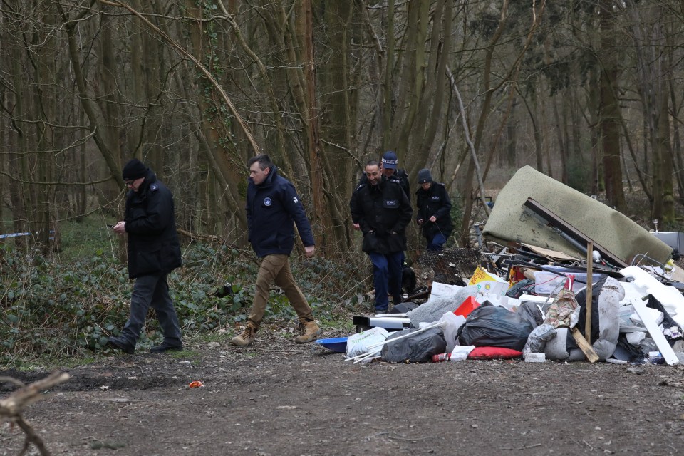 Police have cordoned off a scene in Kent