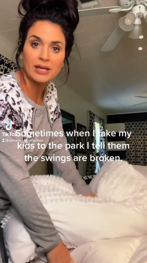 Mum Tamara Weatherbee shared her very relatable parenting hacks - and people are praising her efforts