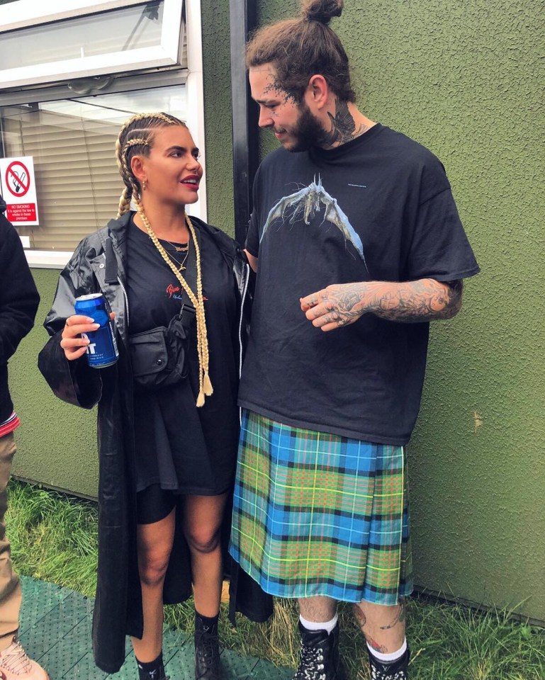 Megan Barton-Hanson has been linked to Post Malone