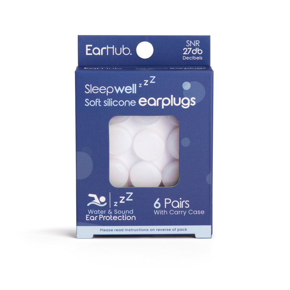 EarHub’s new Sleepwell Silicone Earplugs are comfortable and reduce noise by 27 decibels