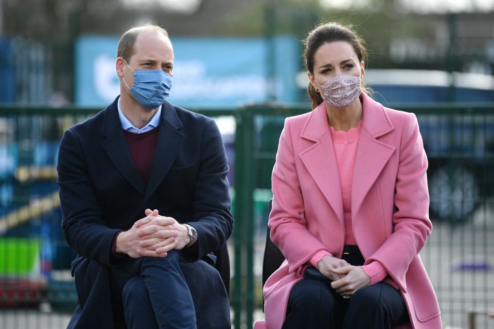 William and Kate visited a school in East London to launch a mental health programme