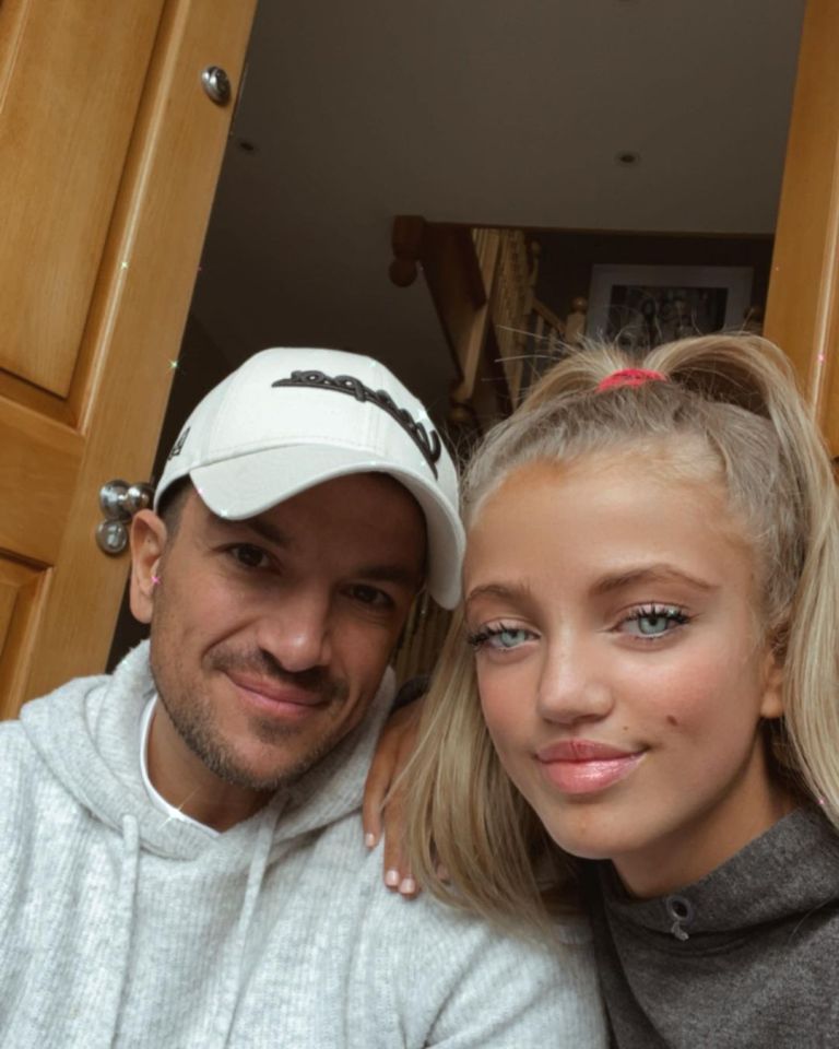 The 13-year-old is Pricey's eldest daughter from her relationship with Peter Andre