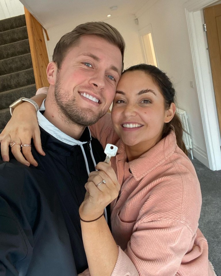 Jacqueline Jossa and Dan Osborne have picked up the keys to their new house