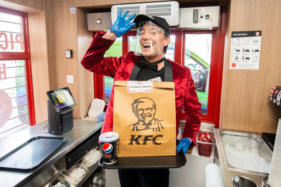 Strictly Come Dancing baddie Craig Revel Horwood was spotted working at a KFC in Southampton