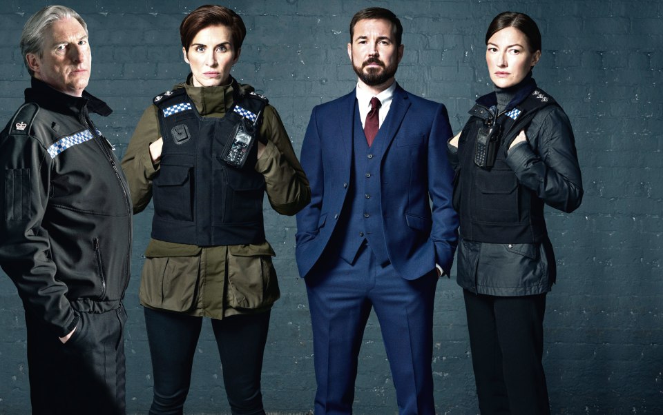  Adrian Dunbar, Vicki McClure, Martin Compston and Kelly Macdonald star in the sixth series of Line of Duty