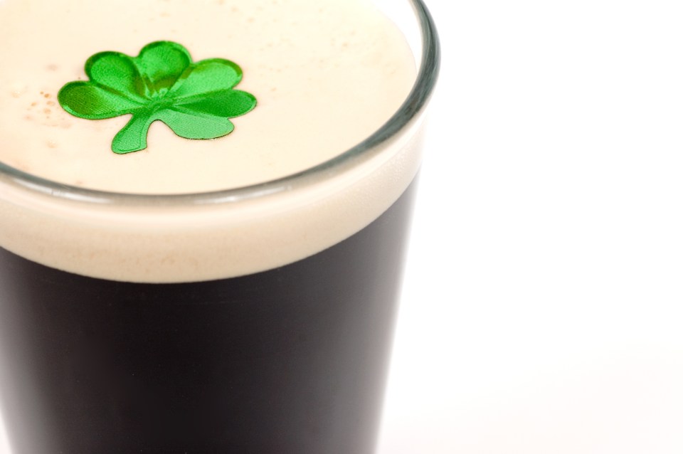 You can even get a shamrock in your pint