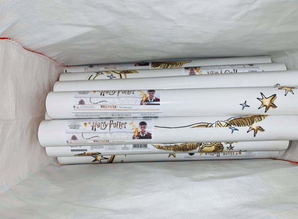 Harry Potter wallpaper was slashed to £1 so the bargain-hunter grabbed a few