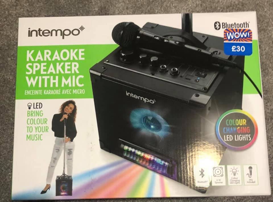 The karaoke set is normally £30