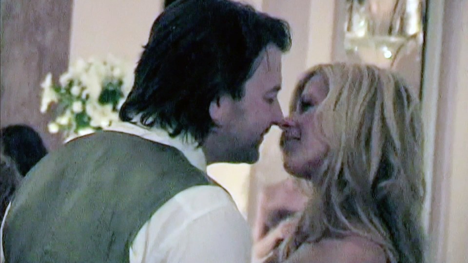 Kate and Derek on their wedding day in clips shown in the new documentary