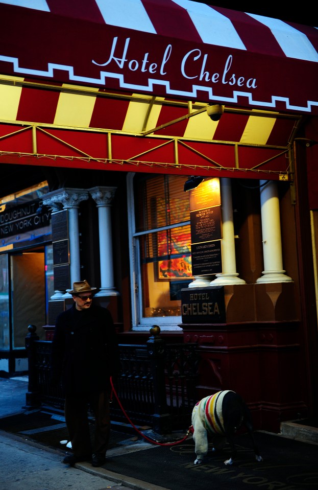 Hotel Chelsea in Manhattan where Nancy was found dead