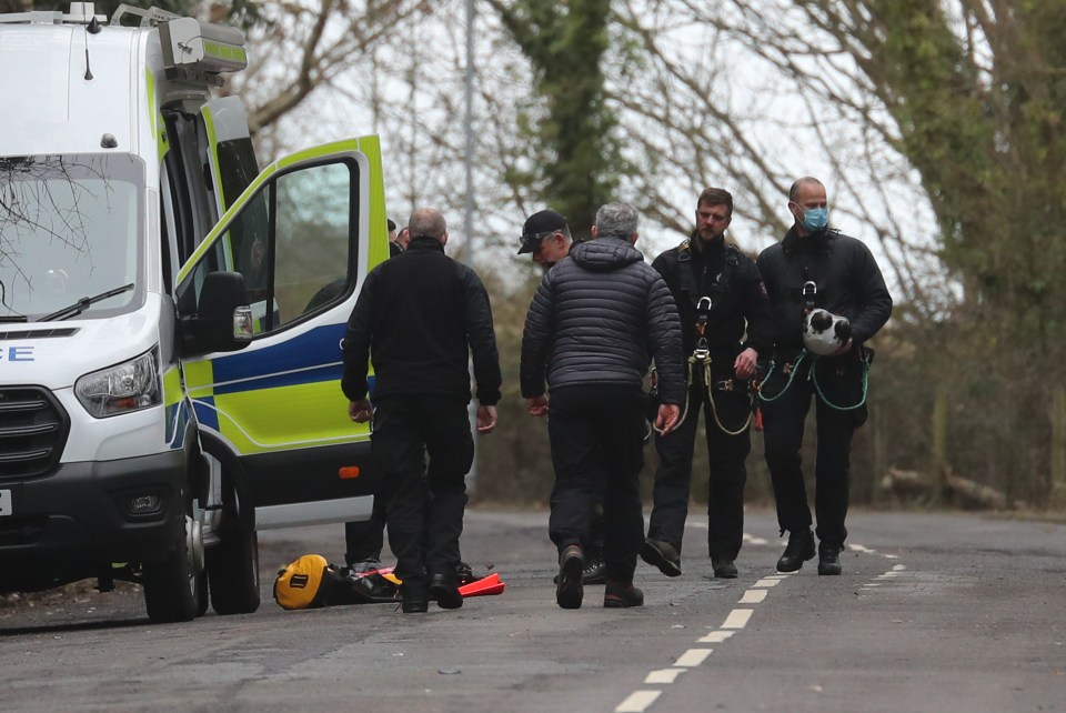 The area in Dover was sealed off during the investigation