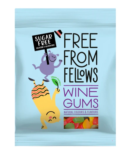  Save 99p on two packs of Free From Fellows Wine Gums at Holland & Barrett