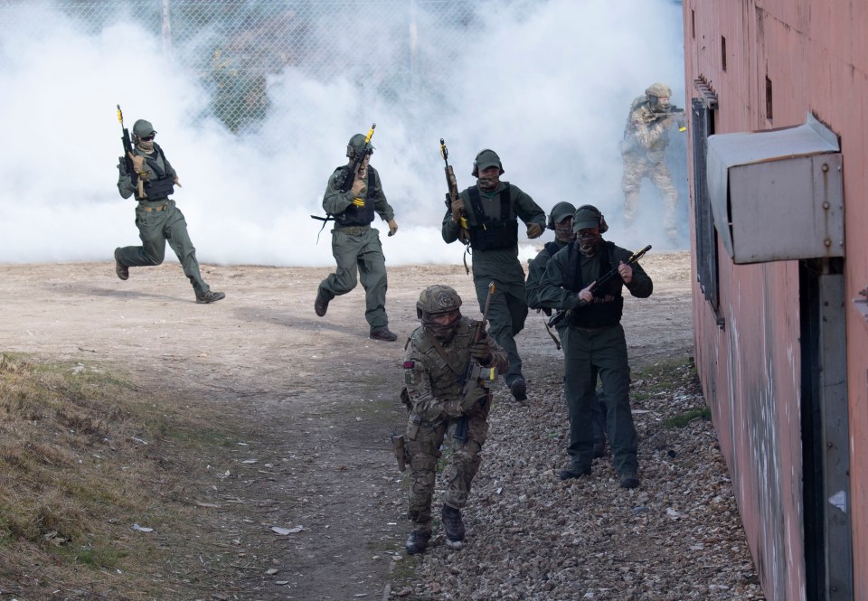 A strike squad of just 100 Marines smashed 1,500 US troops in a war games drill.