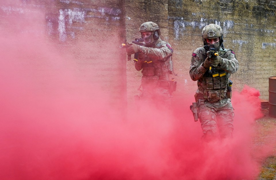 Our Future Commando Force attacked in the urban warfare exercise