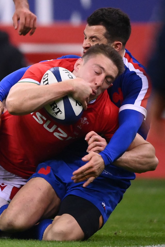 Winger Josh Adams slammed over for Wales