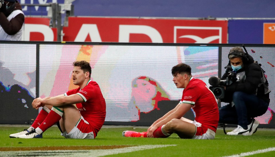 Wales couldn't believe it after throwing away a 10-point lead with four minutes left