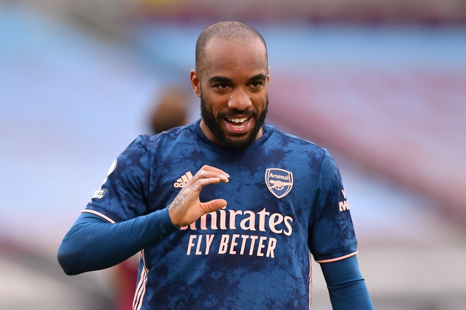 Alexandre Lacazette has scored 13 goals for Arsenal this season