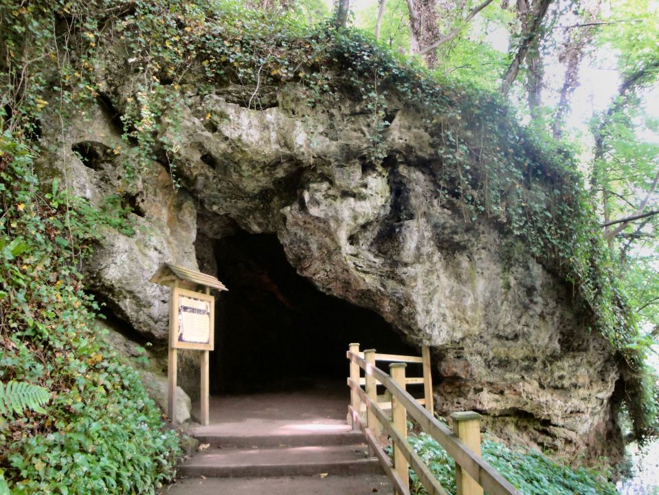 You can watch water turn items into stone at Mother Shipton's Cave