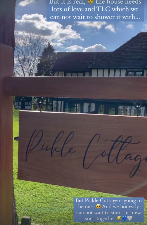 The home has been aptly named 'Pickle Cottage'