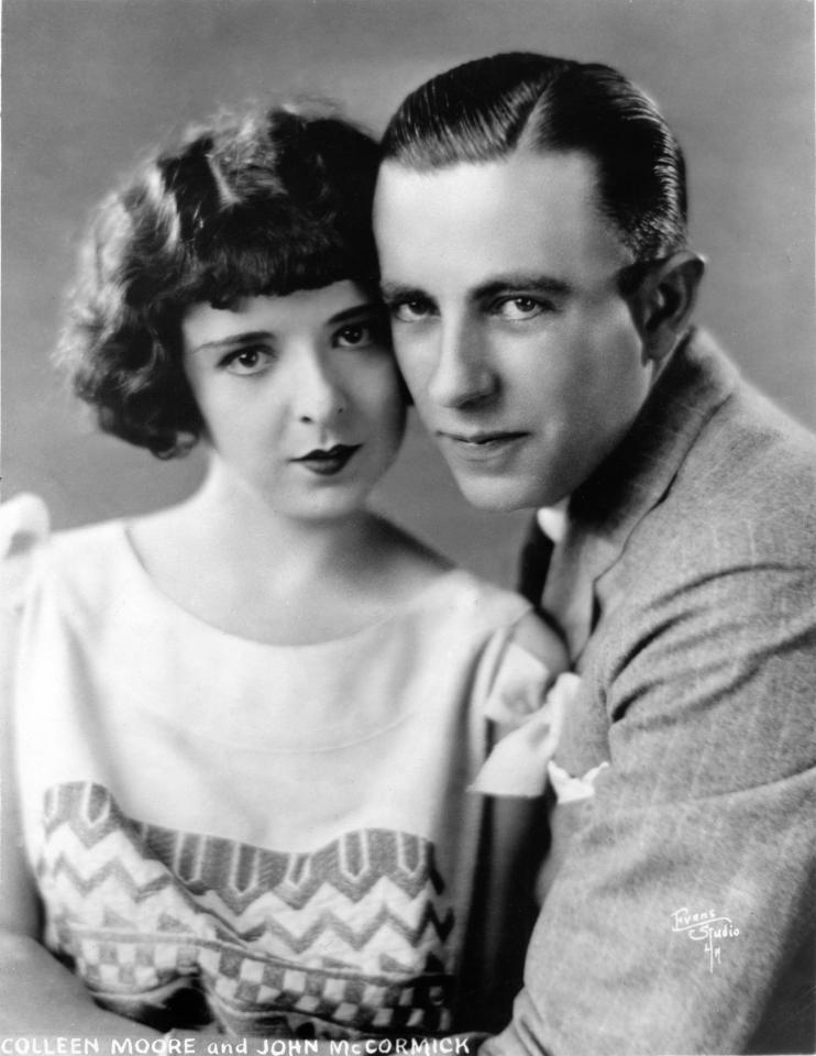 Silent movie star Colleen Moore with husband John McCormick