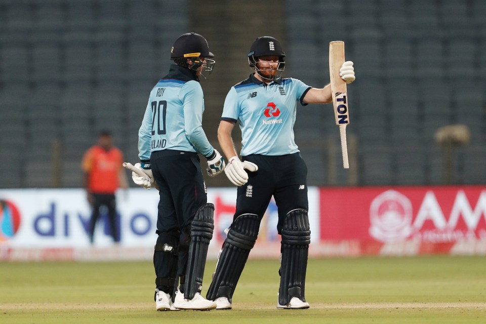 Bairstow crashed a blistering 94 but England's middle and lower order collapsed to defeat