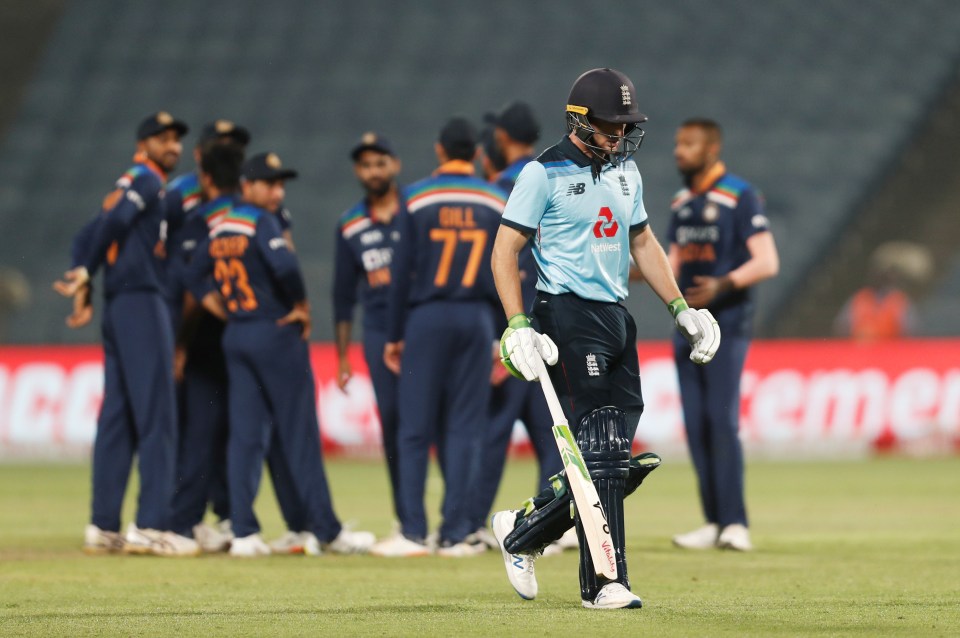 India stormed to victory over England following a horror collapse from the visitors