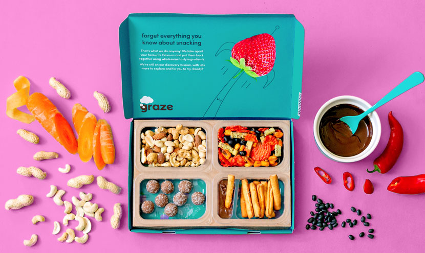 Healthy snack fans might like to try a subscription service by Graze